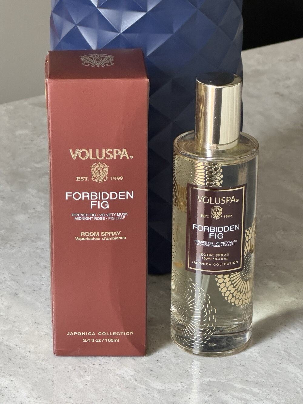 Voluspa Forbidden Fig Room/Body Spray 3.4oz-NEW with Box